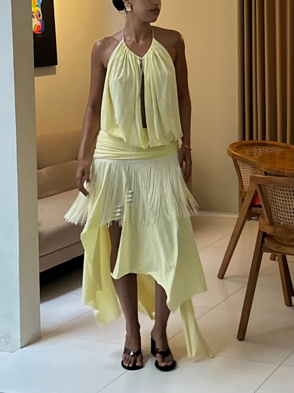 BUTTER WRAP DRESS