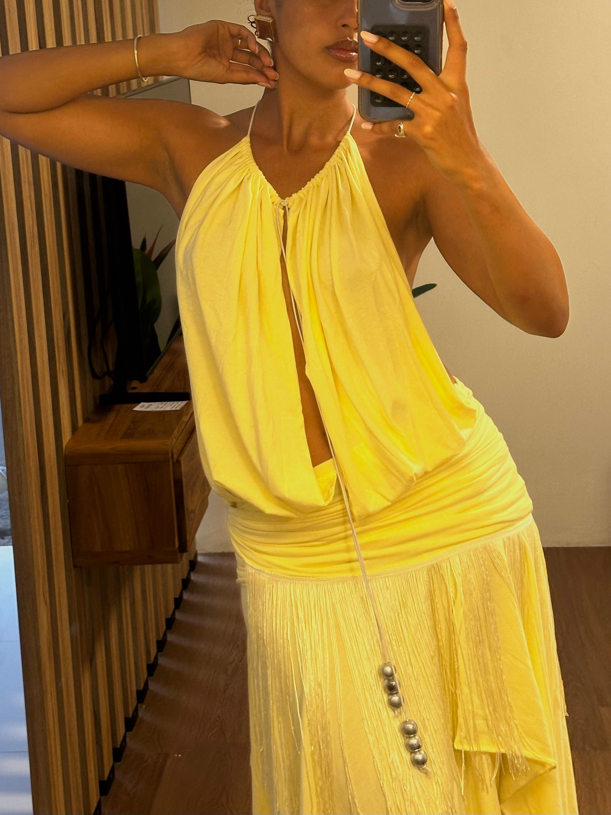 BUTTER WRAP DRESS